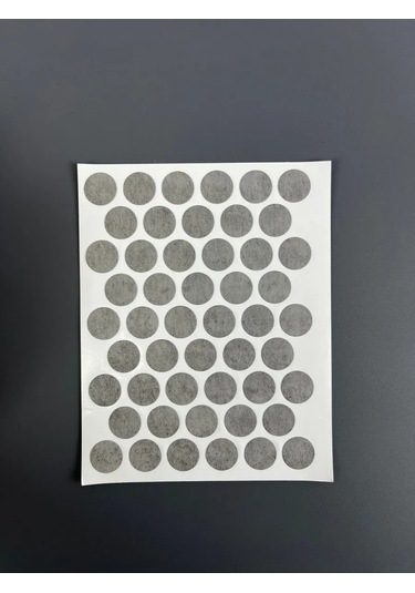 Mebel'naa Furnitura Mystery Mobilya İçin Kendinden Yapışkanlı Tıpa D-14 Mm 50 Adet 399093365 Gri