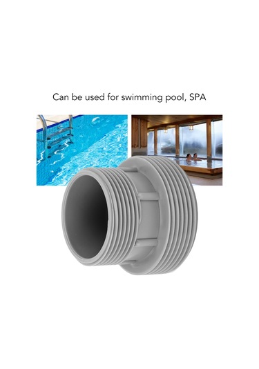 Youmex Intex 4560/58254 Uyumlu Plastik Havuz Hortumu Dönüştürücü Adaptörü 2 Adet - Sızıntı Engelleme, Yüksek Dayanıklı, Montaj Kolay + Yedek Washerlar Diğer