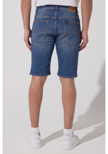 Regular Fit Normal Keism Normal Bel Mavi Esnek Jean Kot Şort L78DDBAA78 Mavi