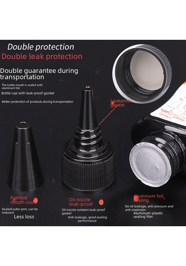 Geeroyoo Mountain Bike Amortisör Bakım Yağı - Ön Arka Şok Absorberi Silikon Yağı, Zımpara Ve Yağlama, Dayanıklı Bakım Sıvısı Çok Renkli