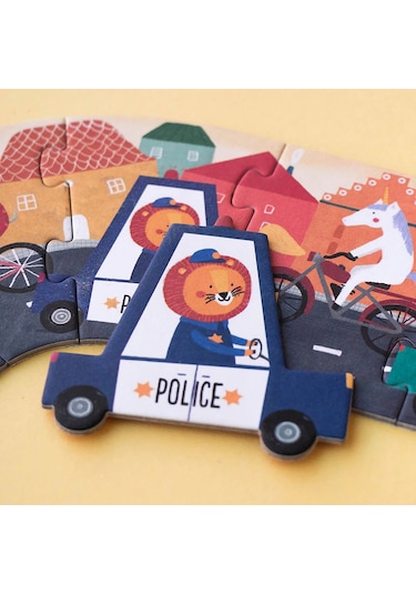 Londji Beep Beep Puzzle Ve Gözlem Oyunu Canlı Renkler