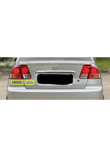 Civic & Vtec Bagaj Yazısı Seti 2'li Paket