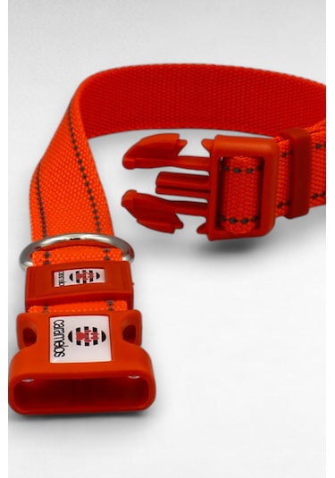 Caramelos Reflektörlü Köpek Tasması, Kişiye Özel Köpek Tasması. Büyük Ive Orta Irk Köpek Tasması Turuncu M Turuncu