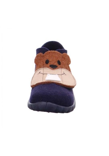 Superfit 1-800295 Happy Çocuk Lacivert Keçe Panduf Lacivert