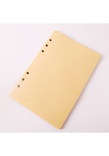 Deri Yaprak Desenli Çizgisiz Defter