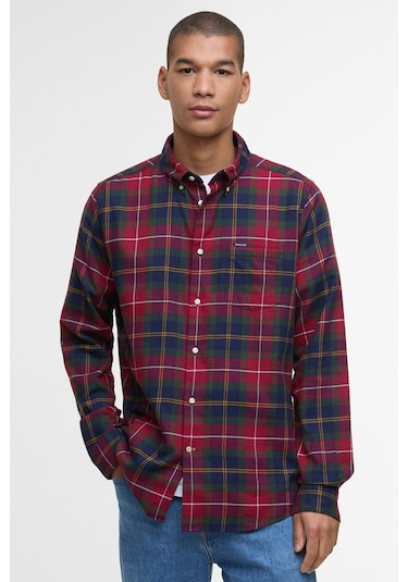 Barbour Fortrose Tailored Tartan Gömlek Tn69 Winterberry Tartan Çok Renkli