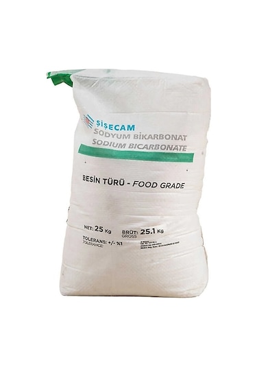 Şişecam Saf Karbonat İçilebilir Sodyum Bikarbonat 25 KG