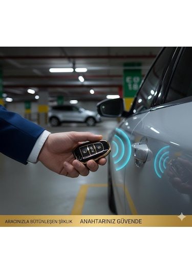 Jetta Metalize Anahtar Kabı Jetta Uyumlu Anahtar Kılıfı E.m