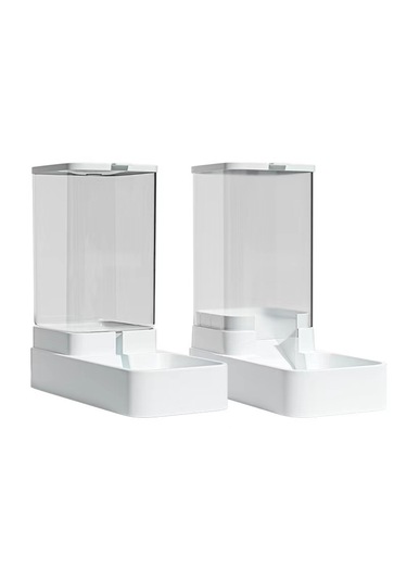 Ecronicword Köpekler Kediler İçin Otomatik Evcil Hayvan Besleyici Suluk Seti