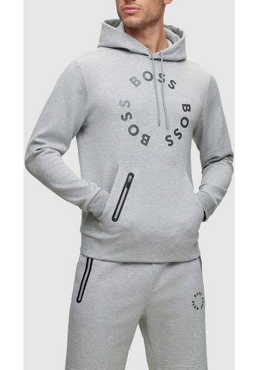 Hugo Boss Erkek Kapu onlu Sweatshirt 50487953 U007454 Gr 001 Gri 3XL Fiyatlar ve Ozellikleri