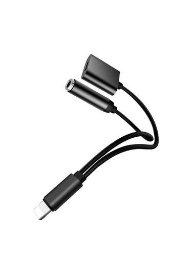 İphone 12 Pro Uyumlu Lightning Aux Çevirici Şarj Etme Sh-016