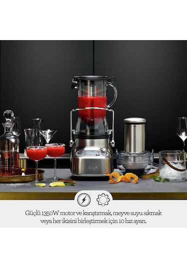 Sage SJB815 3x Bluıcer Pro 1350 W Katı Meyve Sıkacağı (Teşhir)