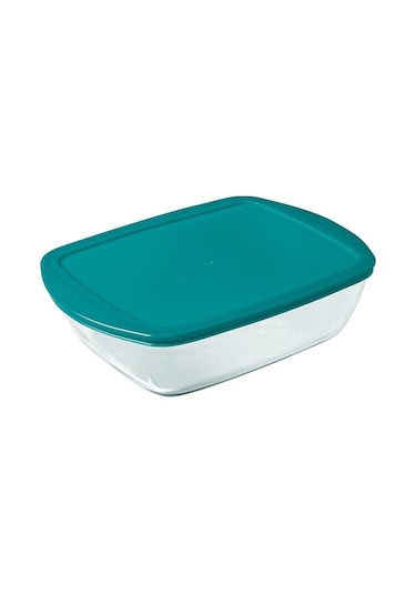 Pyrex 215P000/7046 Dikdörtgen Saklama Kabı 1.1L Şeffaf