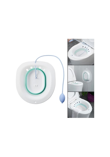 Suntek Magideal Sitz Banyo Yıkama Kalça Lavabo Katlanır Yeşilflusher