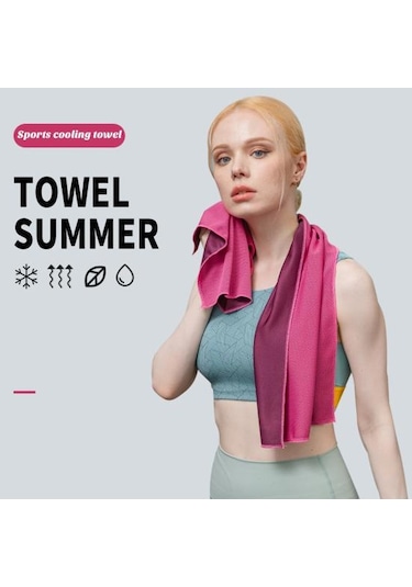 Gri Egzersiz Soğutma Havlusu Üç Katmanlı Süper Yumuşak Cilt Dostu Çabuk Kuruyan Nem Emici Nefes Alabilen Spor Havlusu Gri