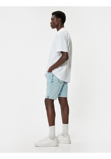 Koton Oversize Kot Şort Bermuda Cep Detaylı Pamuklu Açık İndigo 4sam40093nd Açık İndigo Koton Oversize Kot Şort Bermuda Cep Detaylı Pamuklu Açık İndigo 4sam40093nd Açık İndigo