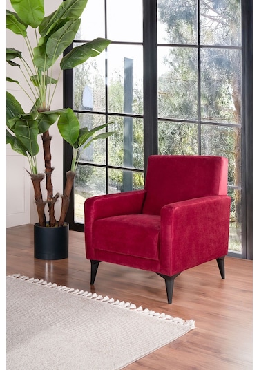 Kilim Mobilya Linda Koltuk Takımı 3 2 B B Bordo