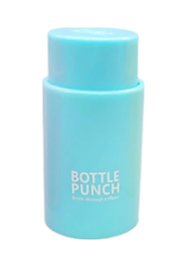 Suntek Piknik Evi İçin Taşınabilir Su Şişesi Kapağı Delme Mavi