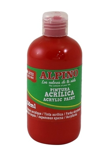 Alpino Dv-024 Akrilik Boya Kırmızı 250 Ml