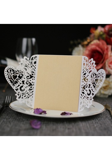 Mufunye 10 Adet Davetiye Kartı Davetiye Tutacağı Düğün Doğum Günü Partisi Yıldönümü İçin