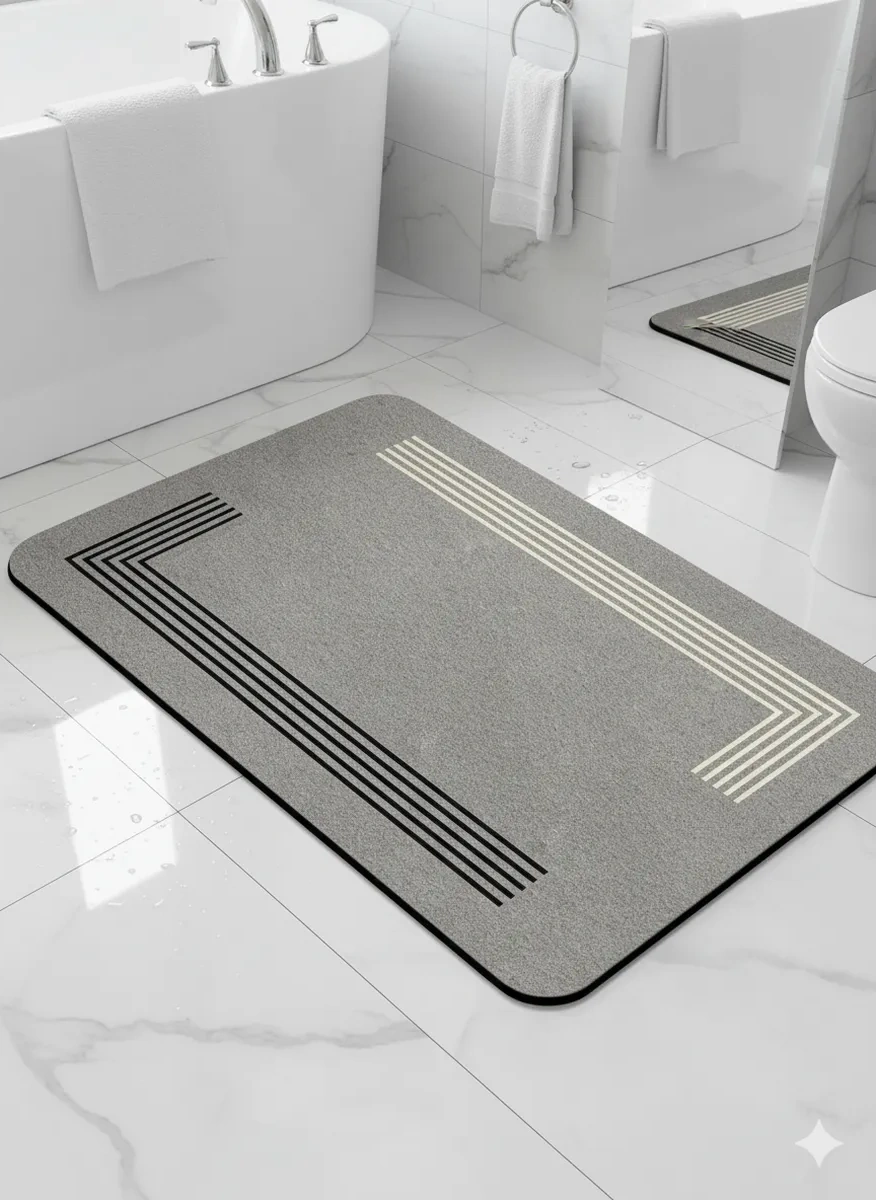 Astra Ant 60x90 Diyatomit Koridor Ve Banyo Paspası 425398947 Siyah