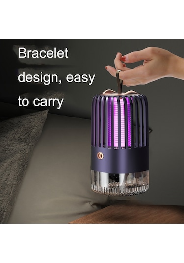 Bg 005 Kafes Tipi Usb Şarjlı Sessiz Sivrisinek Kovucu Beyaz