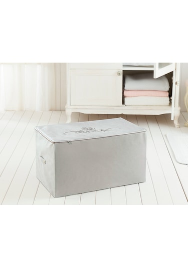 Madame Coco Çiçek Desen Baskılı Hurç Bhu-0464x41x35cm-gri