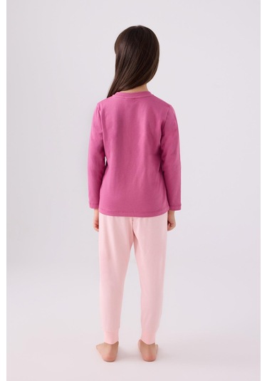 U.s. Polo Assn. 1966 Garson Authentic Brand Kız Çocuk Leylak Uzun Kol Pijama Takım Leylak