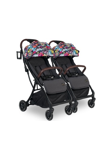 Lorelli Minori Ayrılıp Birleşebilen Kabin İkiz Bebek Arabası - Magic Flowers