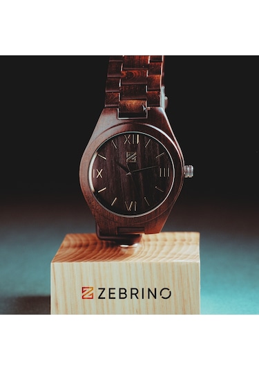 Zebrino Zbr-or-rn Ranger Ahşap Erkek Kol Saati 45 Mm