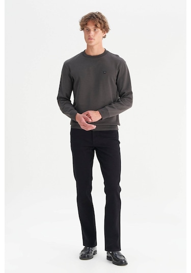 Wrangler Small Logo Antrasit Erkek Sweatshirt W252025533w Antrasit