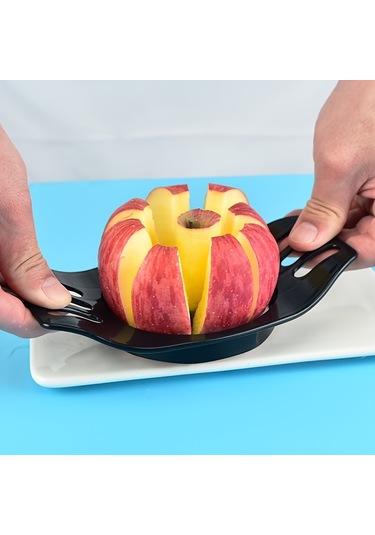 Tcherchi 1 Adet Elma Dilimleyici, Mutfak Aleti Siyah