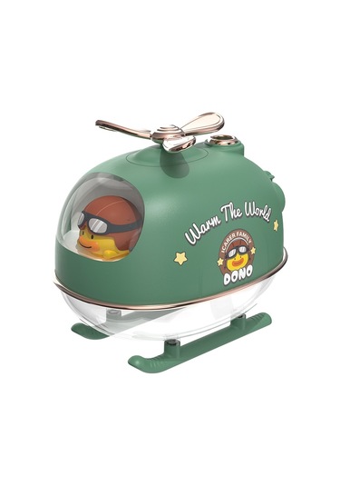 Icarer Ailesi Ifjsq07 Karikatür Nano Sprey Atmosfer Gece Lambası Nemlendirici, Özellik: Şarj Ediyor Yeşil