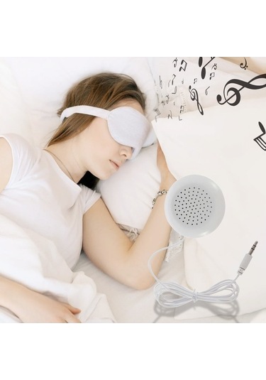 Taşınabilir Yastık Hoparlörü - 3.5mm Girişli Müzik Yastığı Aksesuarı - Sessiz Dinleme