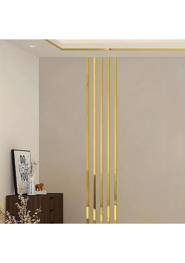 Şerit Pleksi Ayna 2cmx30cm 5 Adet - Gold Diğer
