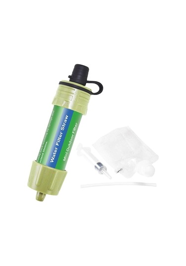 Novahub Su Filtreleme Küçük Model Taşınabilir Mini Kamp Aletleri Yeşil Altın