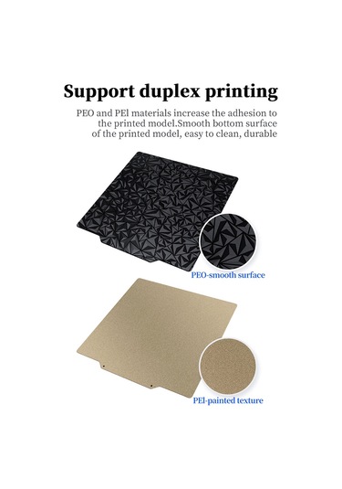 Twotrees 310x310mm 3d Yazıcı Isıtmalı Yatak Yükseltmesi Peo+peı