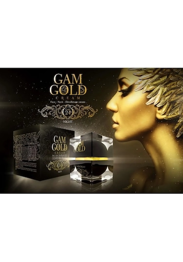 Gam Gold 24K Karşıtı Nemlendirici Gece Kremi 50 ML
