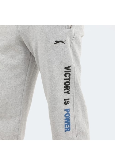 Slazenger NAUM I Erkek Cepli Gri Eşofman Altı