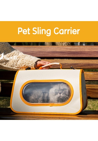 Geeksen Kedi Taşıma Çantası Şeffaf Pencere Ve Nefes Alabilir Delikler Seyahat İçin