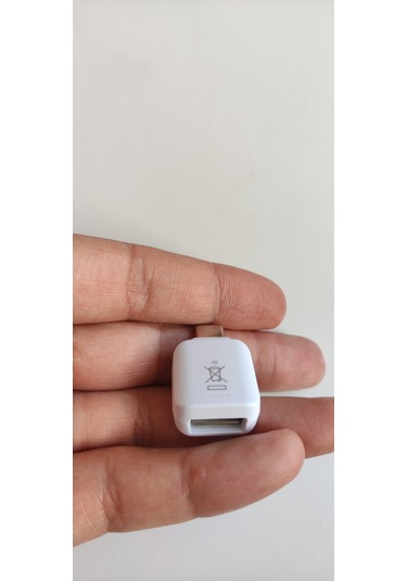 Samsung Uyumlu Typc-e To Usb Otg Dönüştürücü Beyaz Gh96-12489a