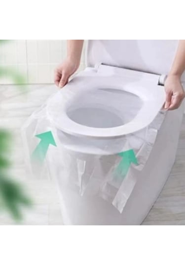 50 Adet Kullan At Pratik Kullanımlı Hijyenik Klozet Kapağı Poşeti Diğer