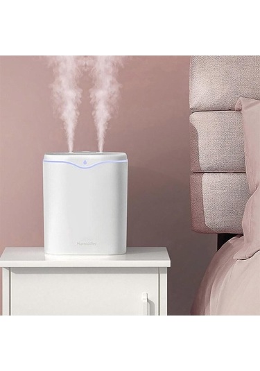 Novahub 2000 Ml Usb Hava Nemlendirici, Aromaterapi, Çift Sprey Portu, Serin Mist Maker, Ev Ve Ofis İçin, Pembe