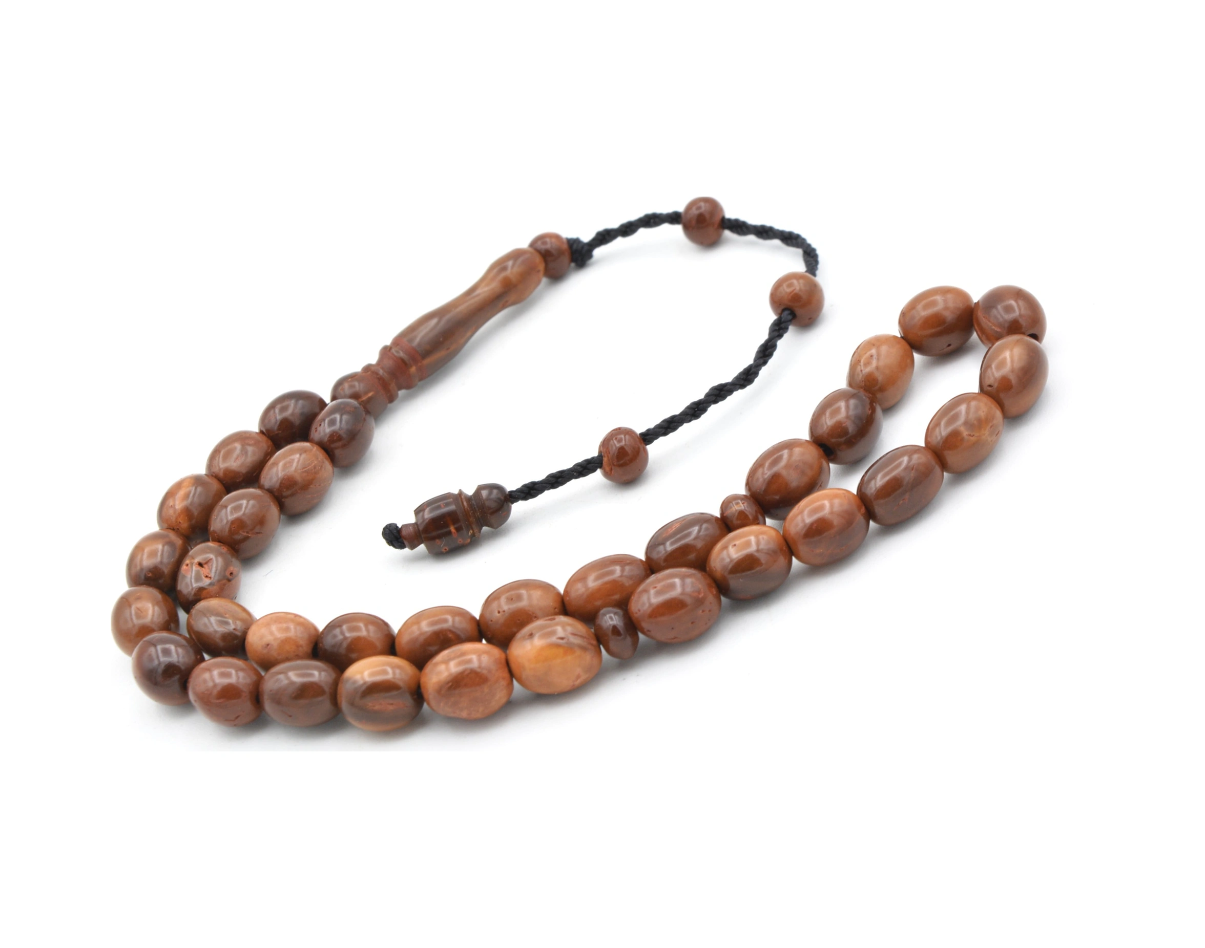 Sistemli Bilek Boy Kapsül Kesim Kuka Tesbih Kahverengi