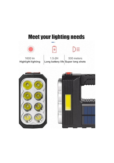 Güneş Enerjili Kamp Av Feneri