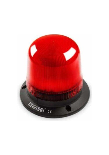 Emas IT120R220 IT Serisi Kırmızı 220V AC LED Tepe Lambası 120mm