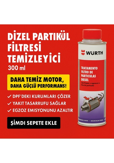 Dizel Partikül Filtre Temizleyici 300ml