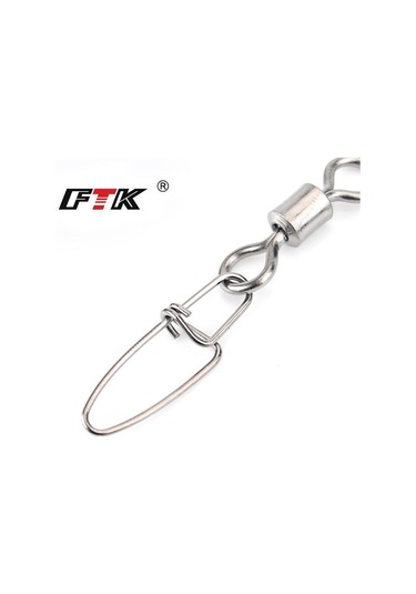 Ftk 5 Adet Balıkçılık Kanca, Pike Balıkçılık Aksesuarları Paslanmaz Çelik Döner Rulman Pimi Konektörü Balık Yemi Döner Kanca 2 -5pcs