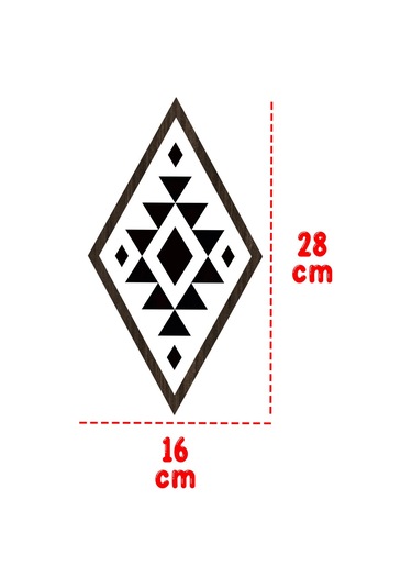 Dekorize Mdf 4 Parça 3 Mm Çerçeve Görünümlü Bohem Tablo 16284 28 X 4