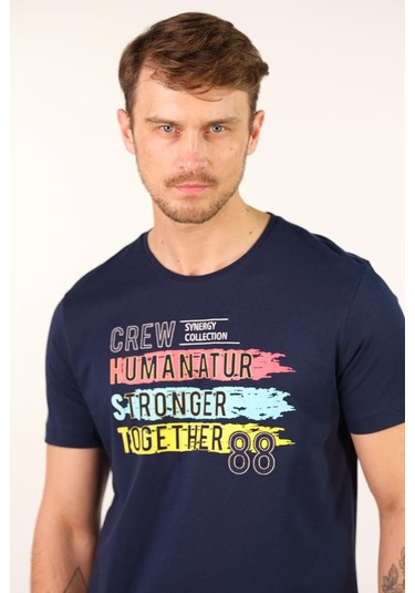 Arma Erkek Büyük Beden Bisiklet Yaka Tişört Y22374868101 Lacivert Arma Erkek Büyük Beden Bisiklet Yaka Tişört Y22374868101 Lacivert